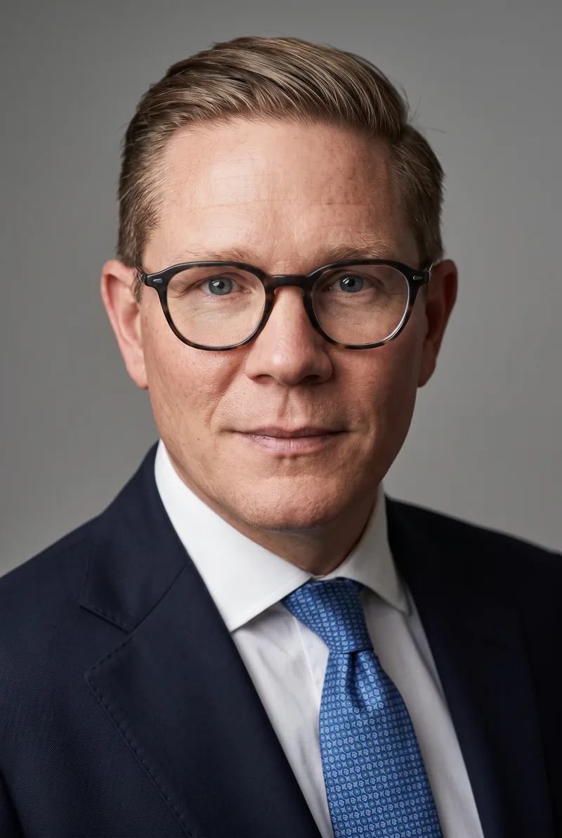 AI-generated portrait of Anders Sörman-Nilsson, keynote speaker