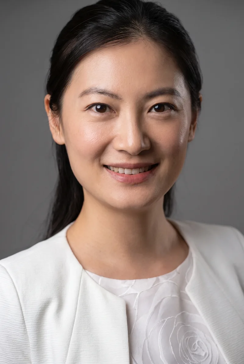 AI-generated portrait of Angela Sun, keynote speaker