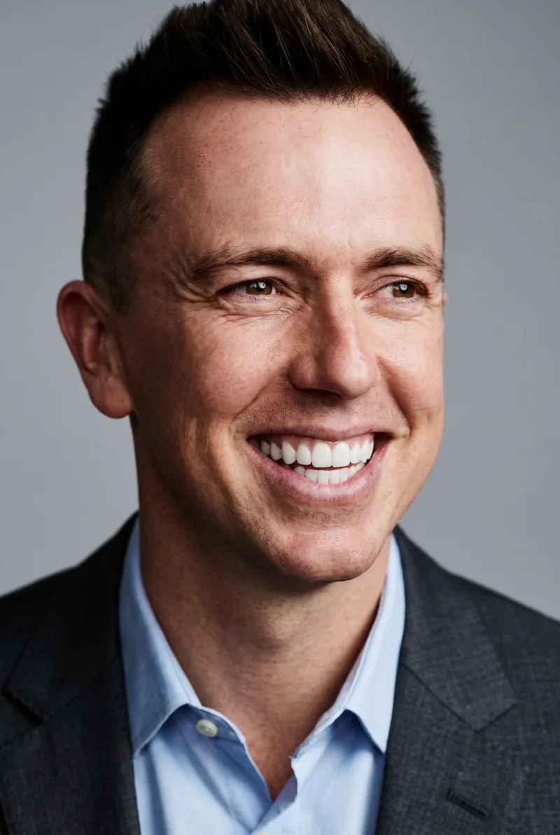 AI-generated portrait of Anthony Ikin, keynote speaker