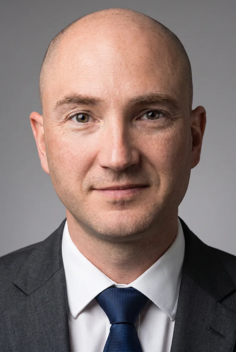 AI-generated portrait of Ashton Bishop, keynote speaker