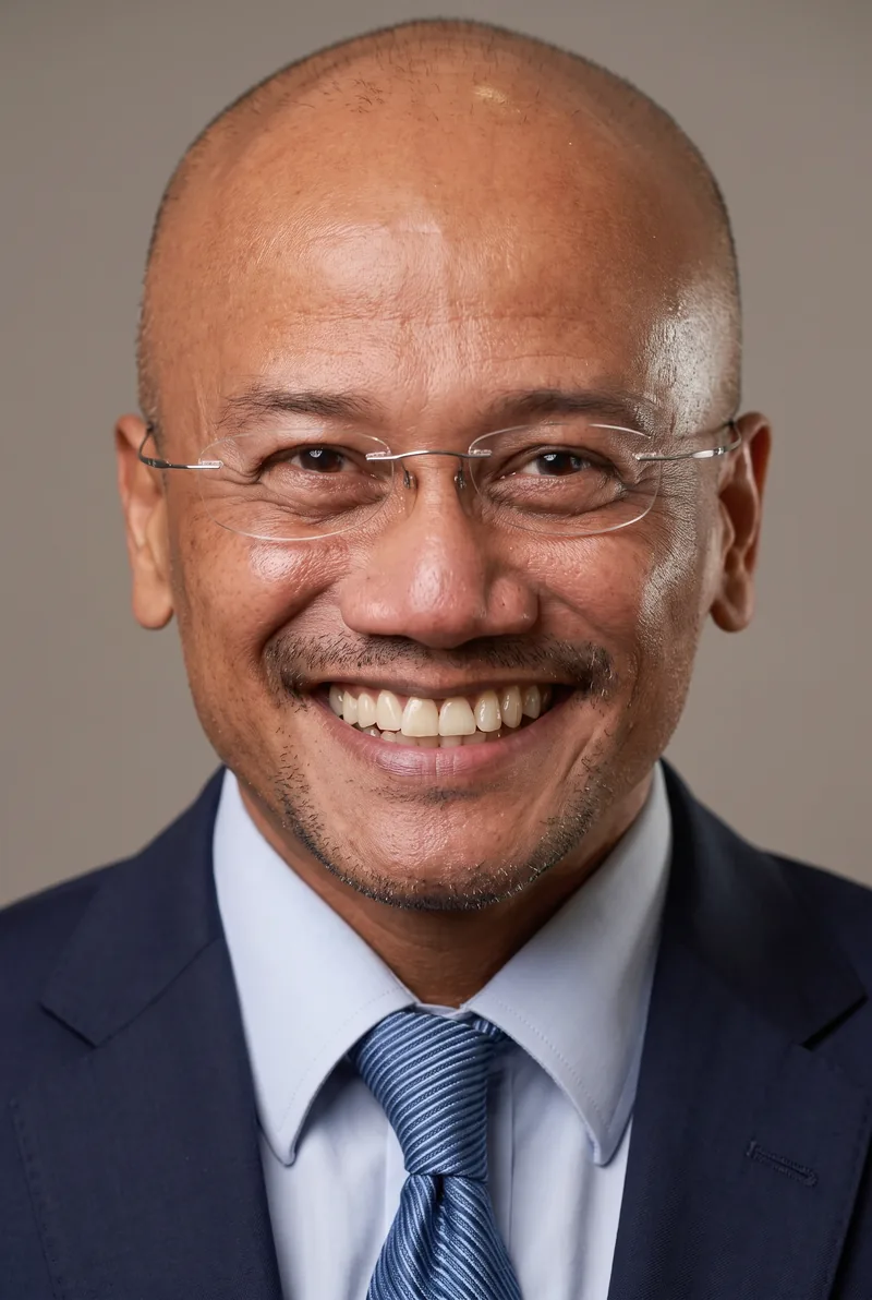 AI-generated portrait of Azran Osman-Rani, keynote speaker