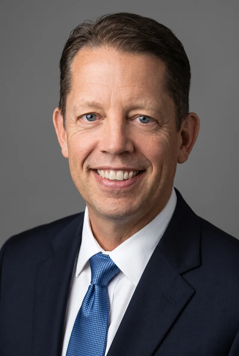 AI-generated portrait of Bill Benjamin, keynote speaker