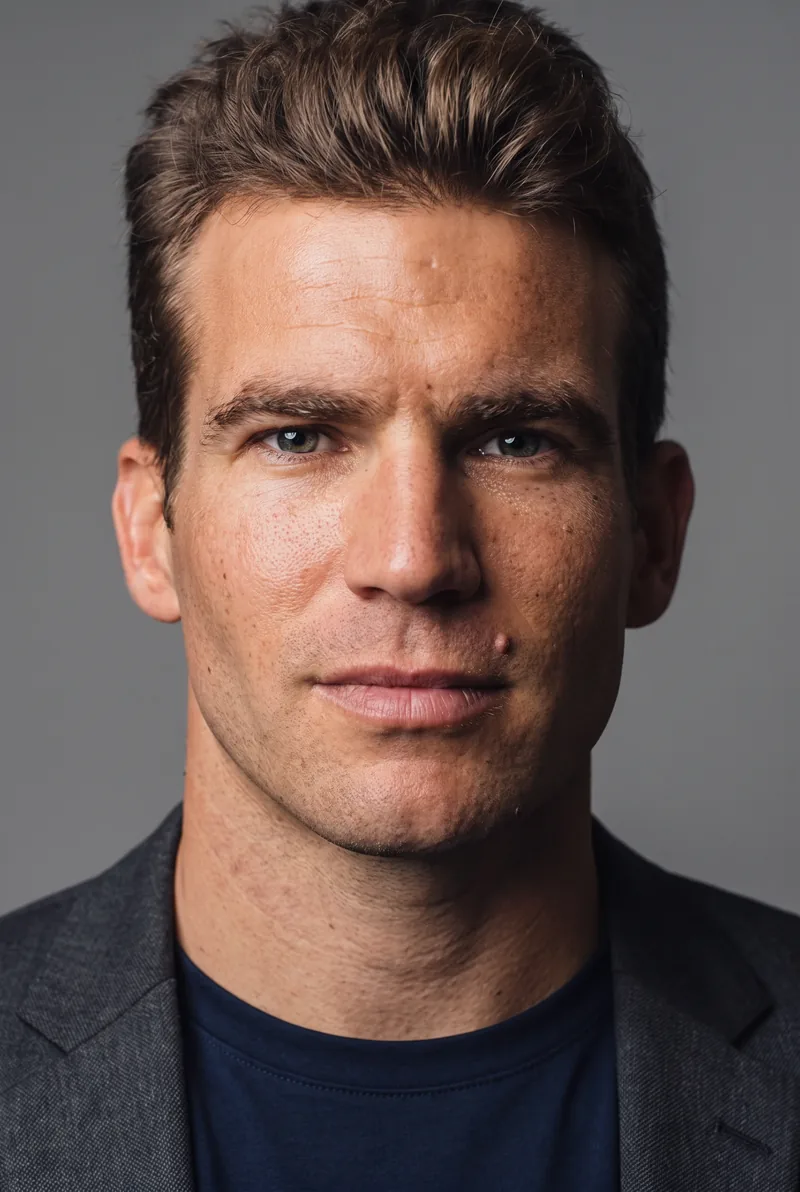 AI-generated portrait of Brant Garvey, keynote speaker