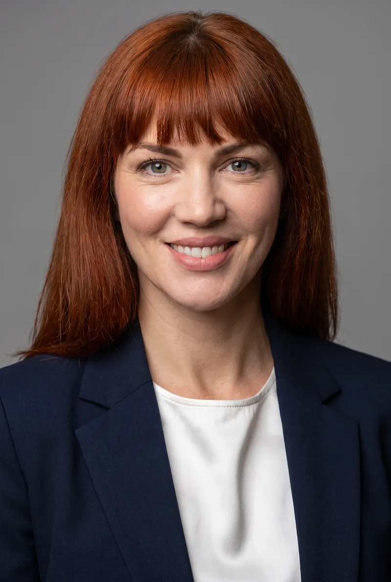 AI-generated portrait of Bron Lewis, keynote speaker