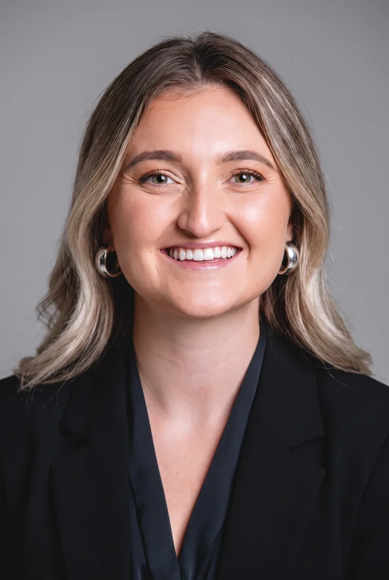 AI-generated portrait of Brooke McIntosh, keynote speaker