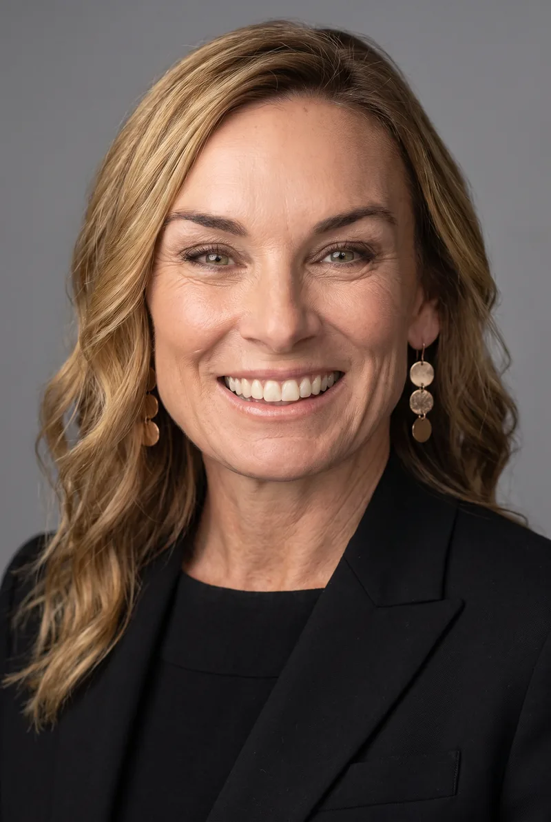 AI-generated portrait of Christina Morrissy, keynote speaker