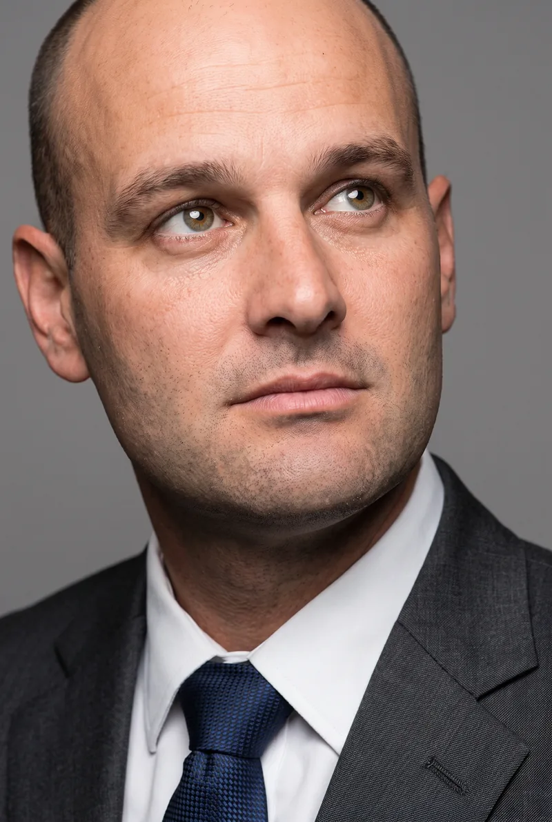 AI-generated portrait of Ed Stafford, keynote speaker