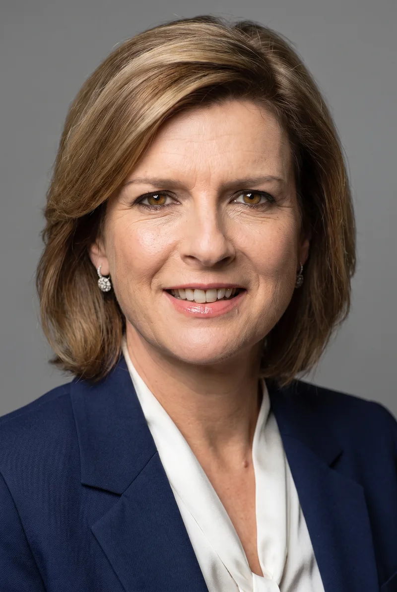 AI-generated portrait of Ellen Fanning, keynote speaker
