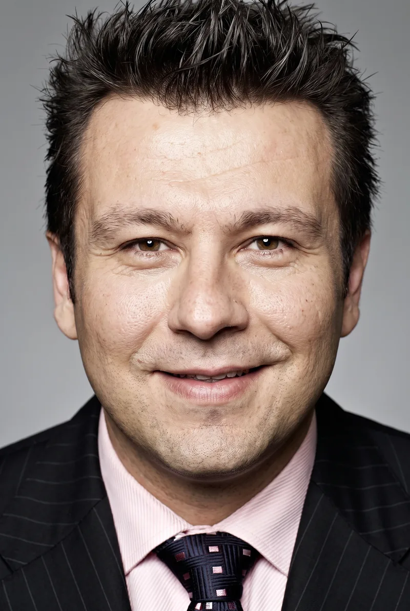 AI-generated portrait of Emanuel Perdis, keynote speaker
