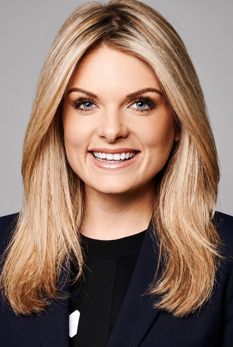 AI-generated portrait of Erin Molan, keynote speaker