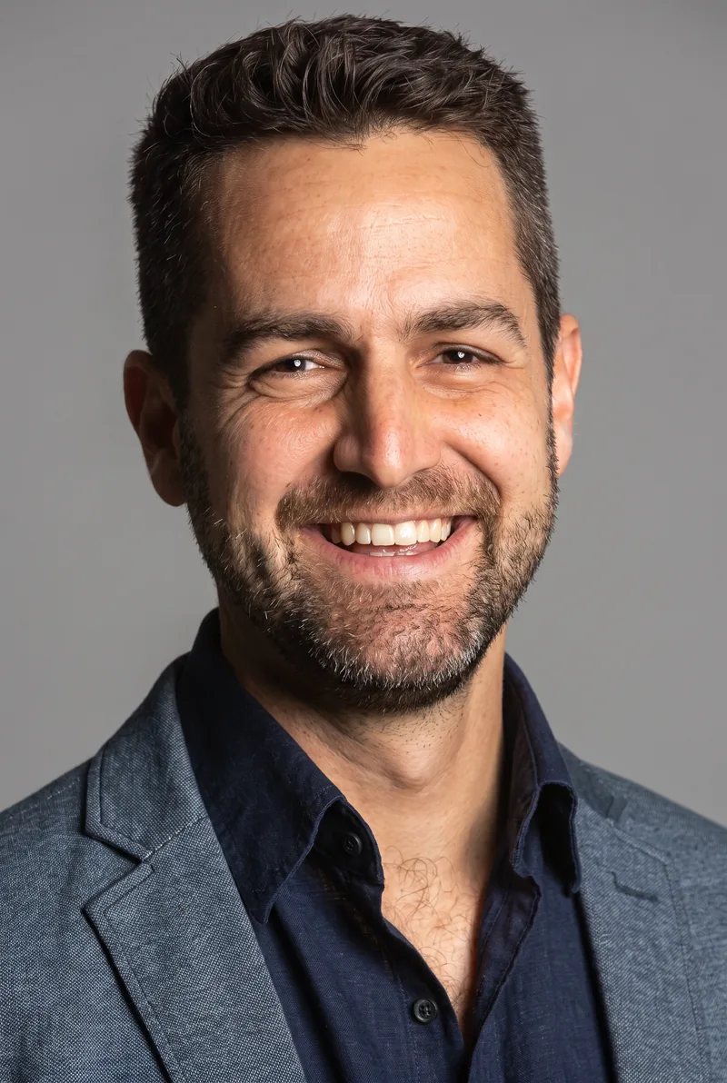 AI-generated portrait of Ivan Aristeguieta, keynote speaker