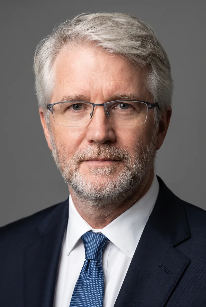 AI-generated portrait of Jason Clarke, keynote speaker