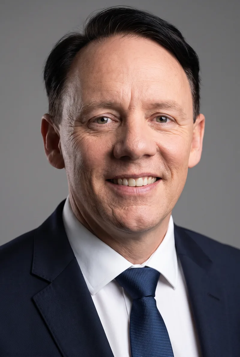 AI-generated portrait of Jason Cunningham, keynote speaker