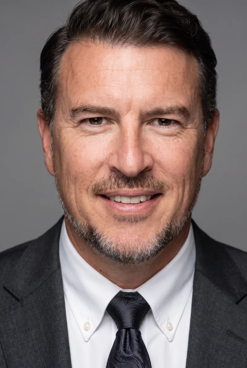 AI-generated portrait of Jason T. Smith, keynote speaker