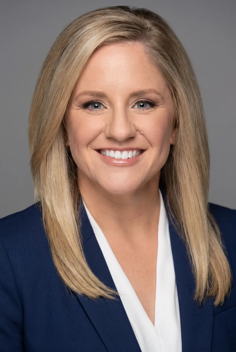 AI-generated portrait of Jessica Harmsen, keynote speaker