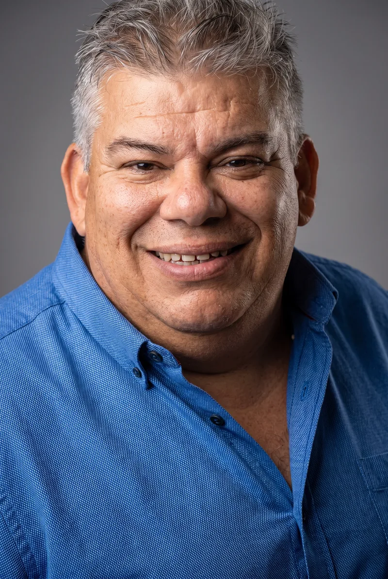 AI-generated portrait of John Coutis OAM, keynote speaker