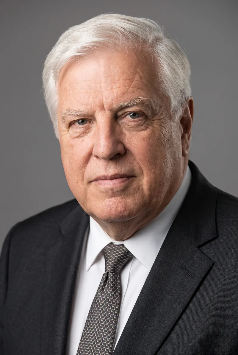AI-generated portrait of John Simpson, keynote speaker