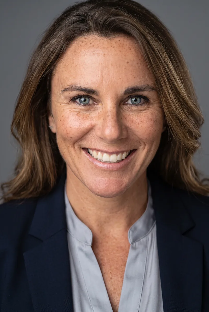AI-generated portrait of Jules Allen, keynote speaker