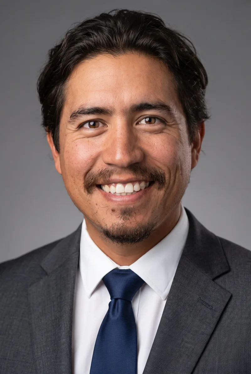 AI-generated portrait of Justin Jones, keynote speaker