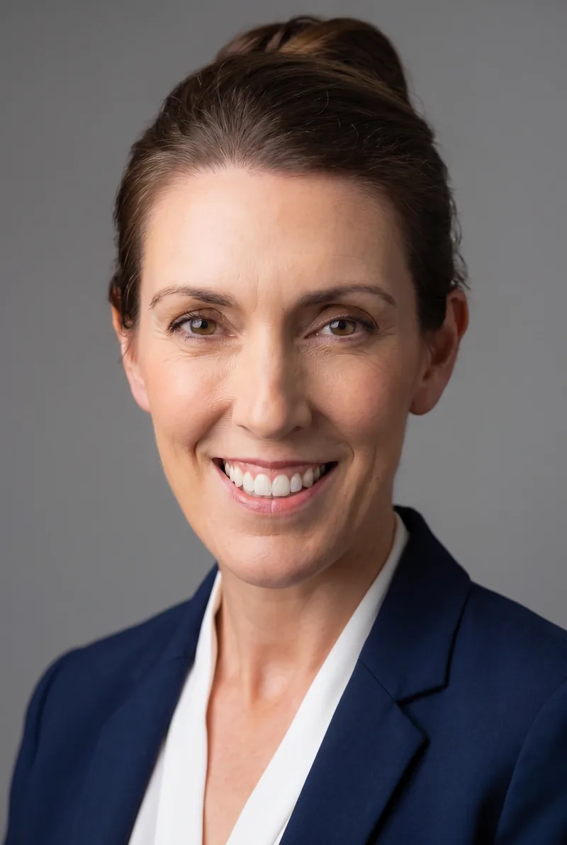AI-generated portrait of Kate Munari, keynote speaker