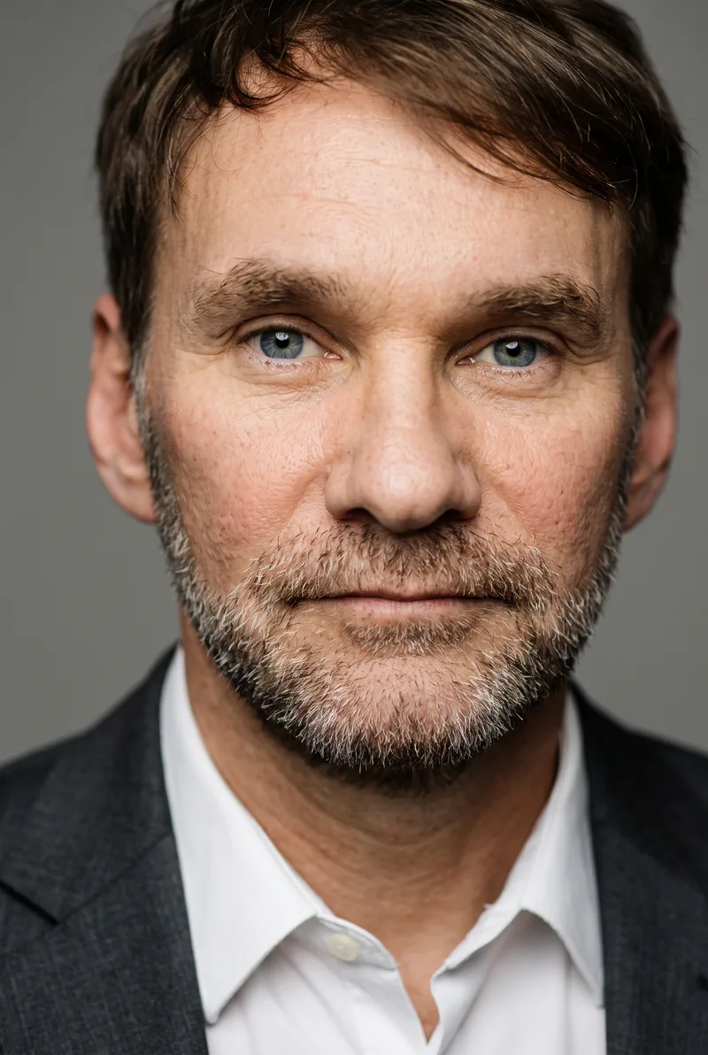 AI-generated portrait of Keith Ferrazzi, keynote speaker