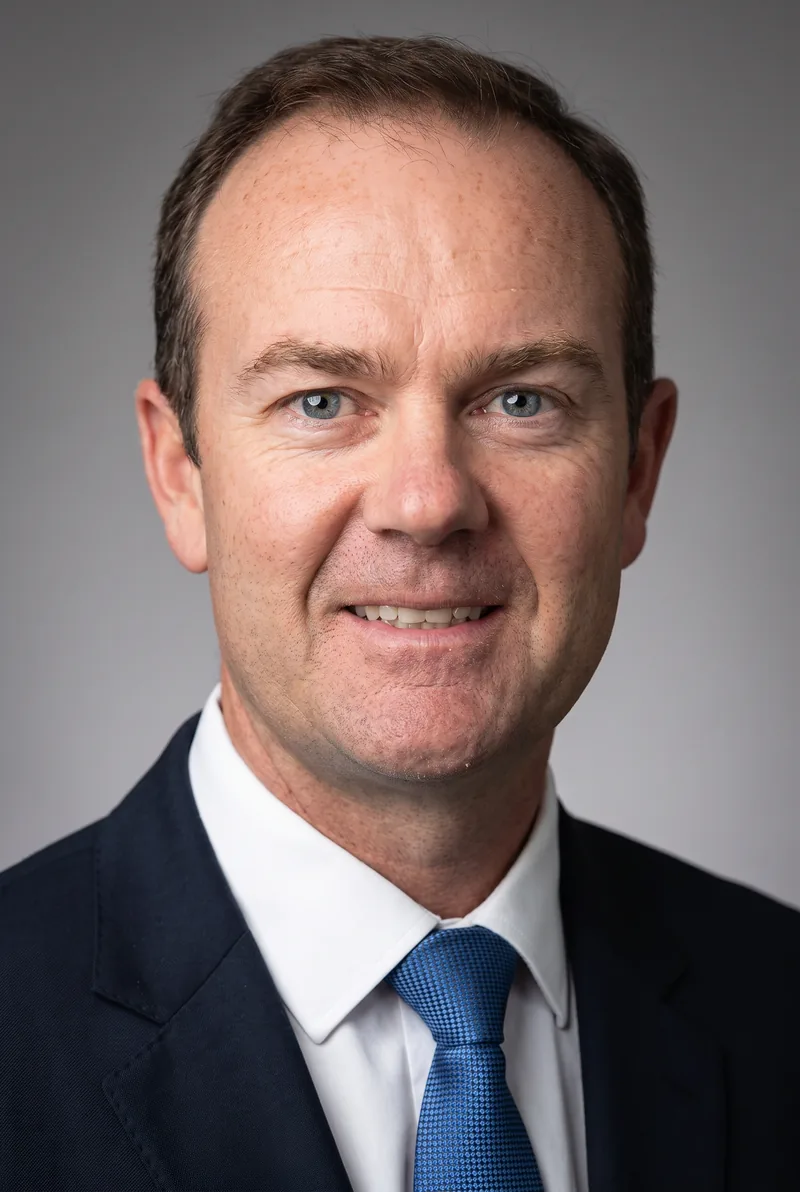 AI-generated portrait of Kevin Humphreys DSC, keynote speaker