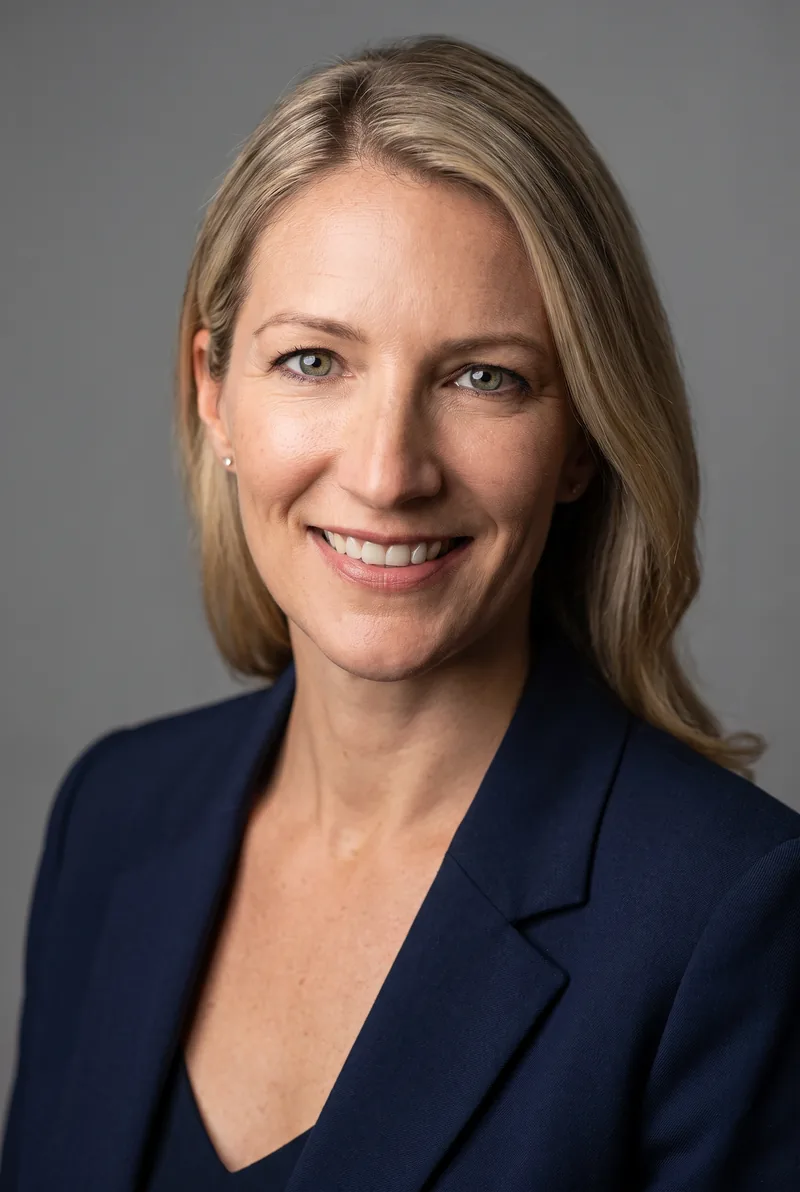 AI-generated portrait of Kristy von Minden, keynote speaker