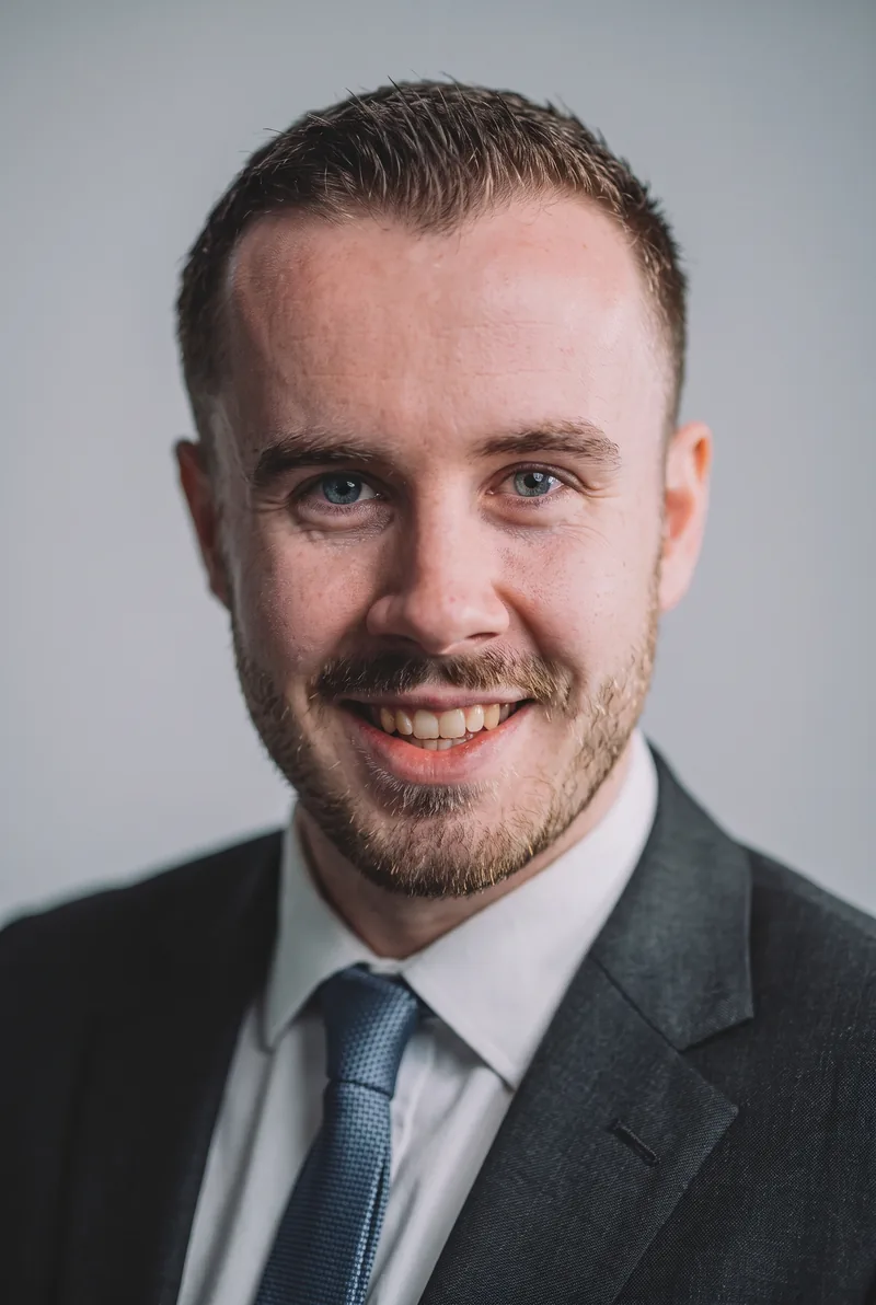 AI-generated portrait of Lachie Smart, keynote speaker