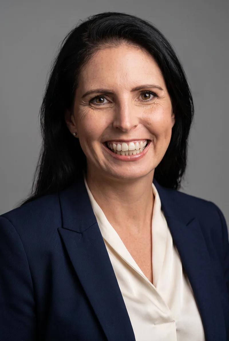 AI-generated portrait of Lauren Burns OAM, keynote speaker
