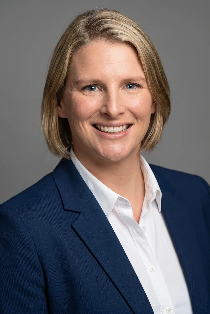 AI-generated portrait of Leisel Jones, keynote speaker