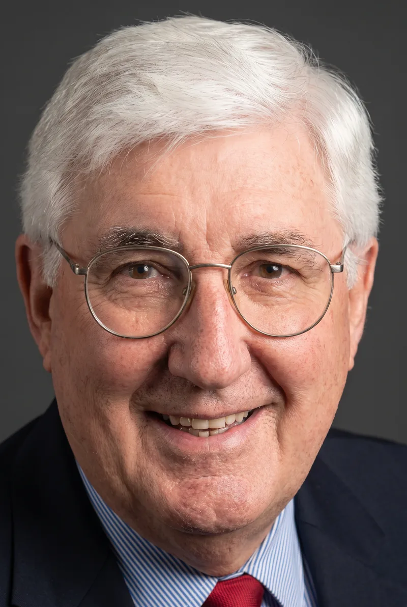 AI-generated portrait of Len Rust, keynote speaker