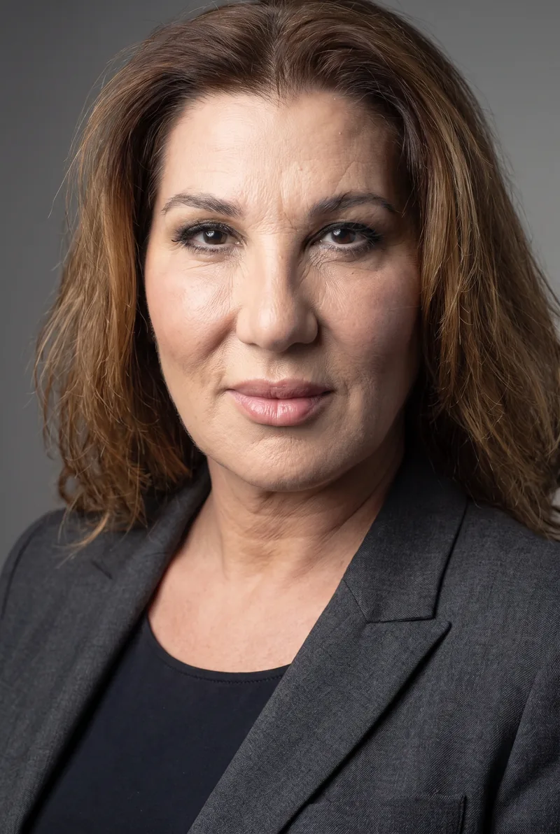 AI-generated portrait of Libbi Gorr, keynote speaker
