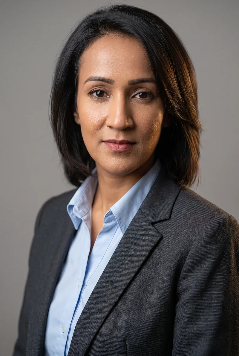 AI-generated portrait of Manal al-Sharif, keynote speaker