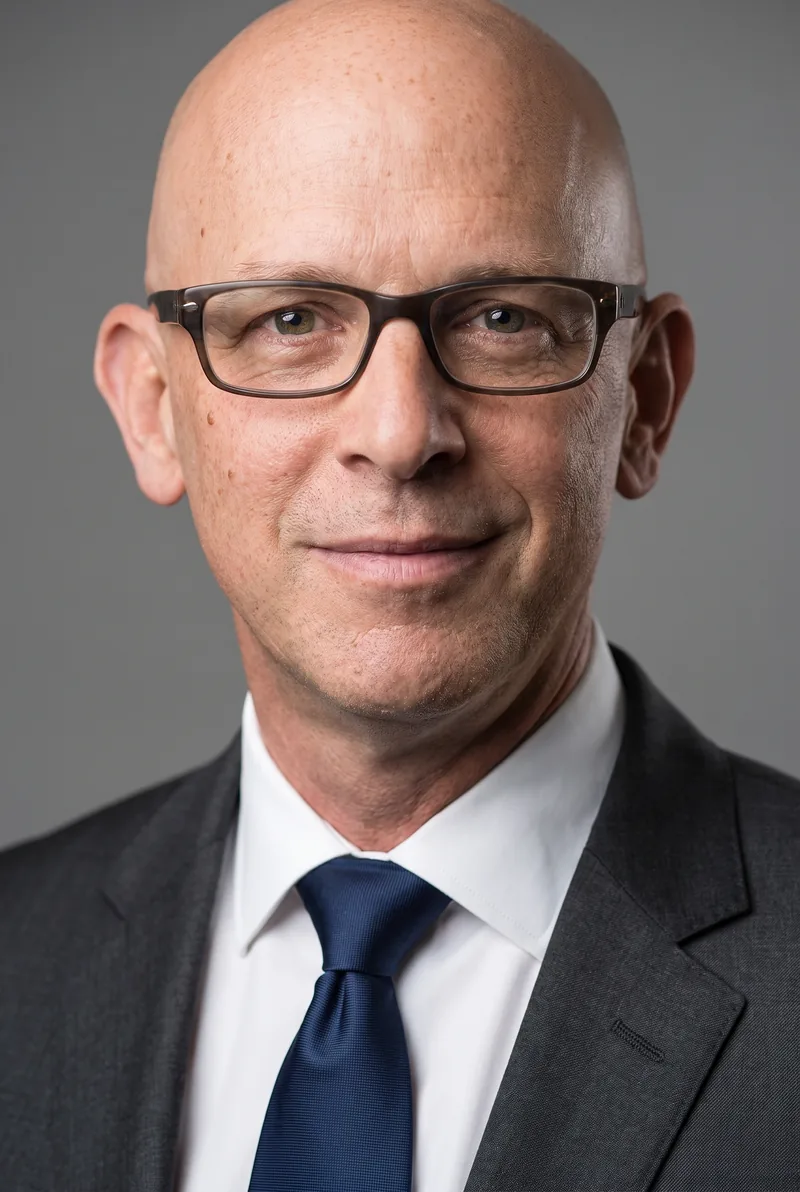 AI-generated portrait of Mark Jeffries, keynote speaker