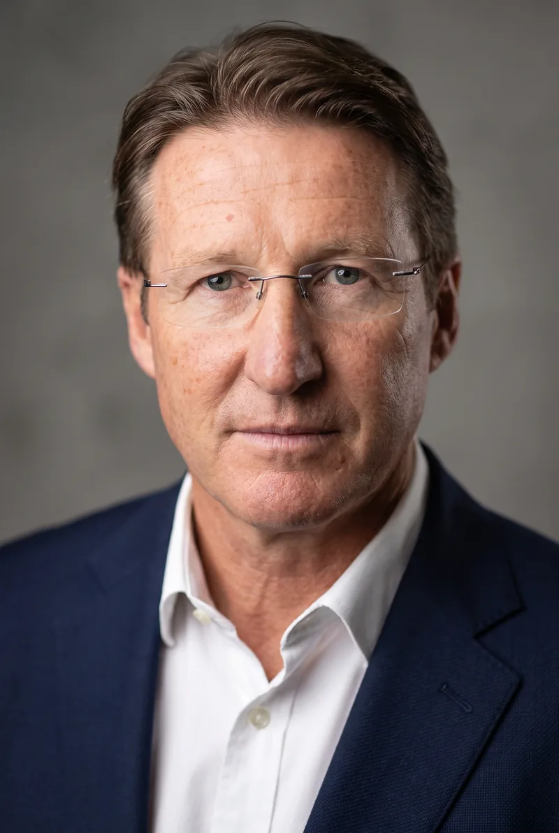 AI-generated portrait of Mark Skaife OAM, keynote speaker