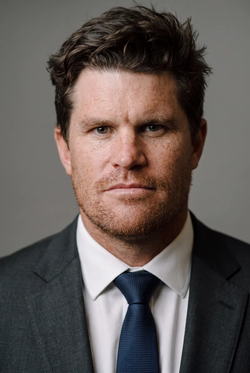 AI-generated portrait of Mark Wales, keynote speaker