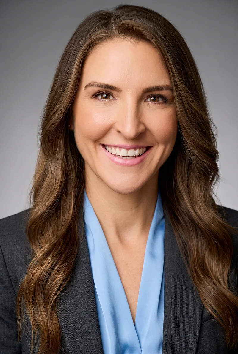 AI-generated portrait of Melanie Symons, keynote speaker