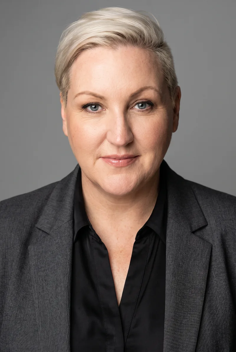 AI-generated portrait of Meshel Laurie, keynote speaker
