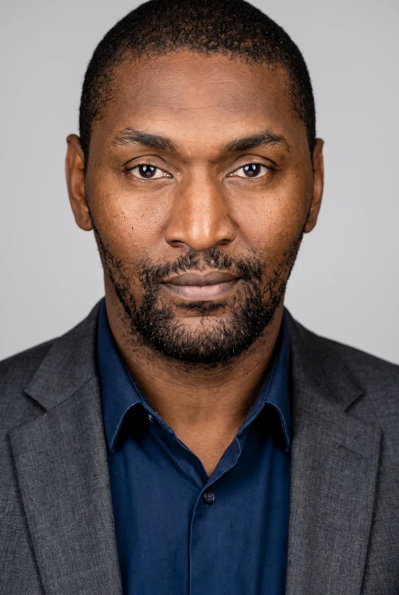 AI-generated portrait of Metta World Peace, keynote speaker