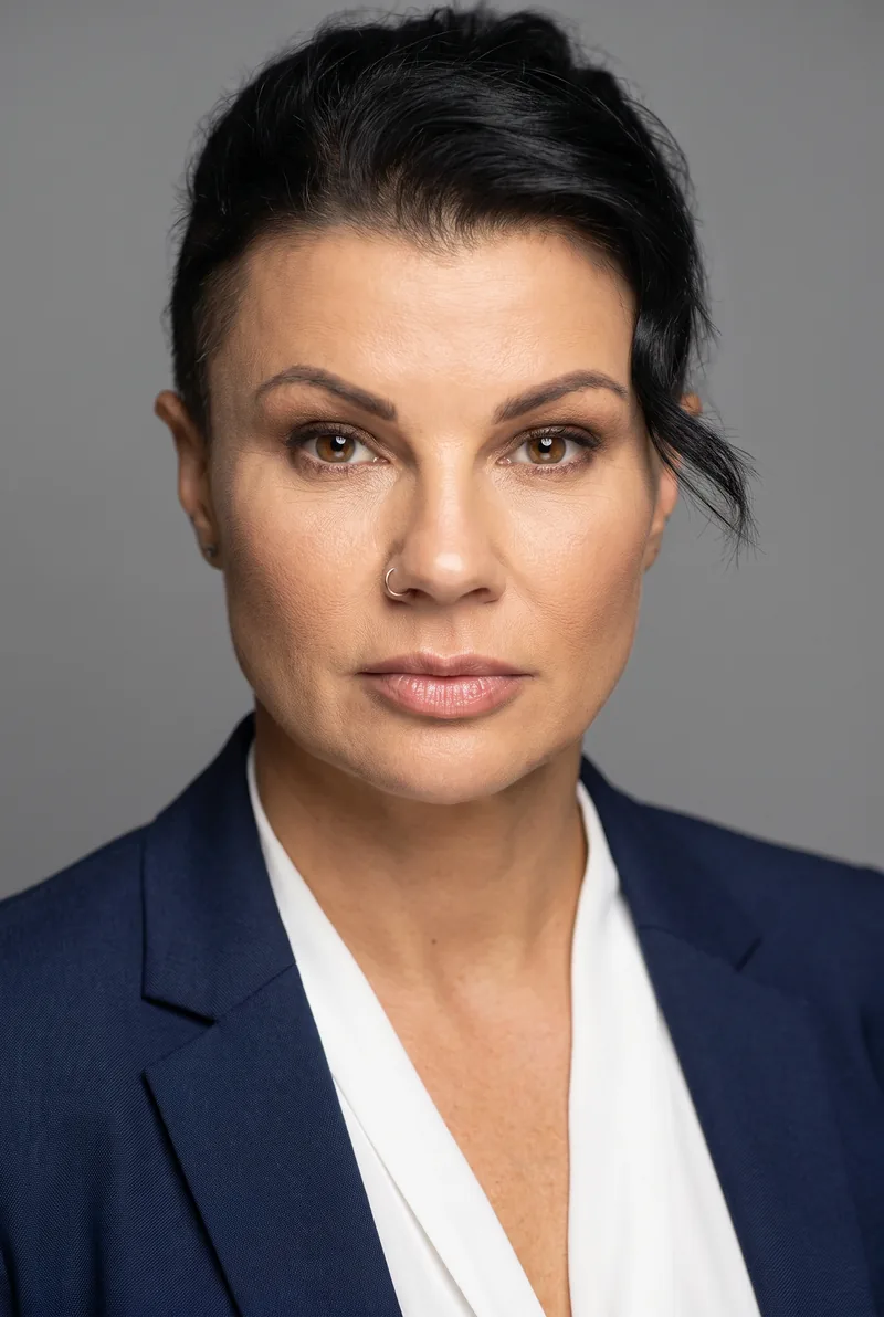 AI-generated portrait of Mim Parisi, keynote speaker