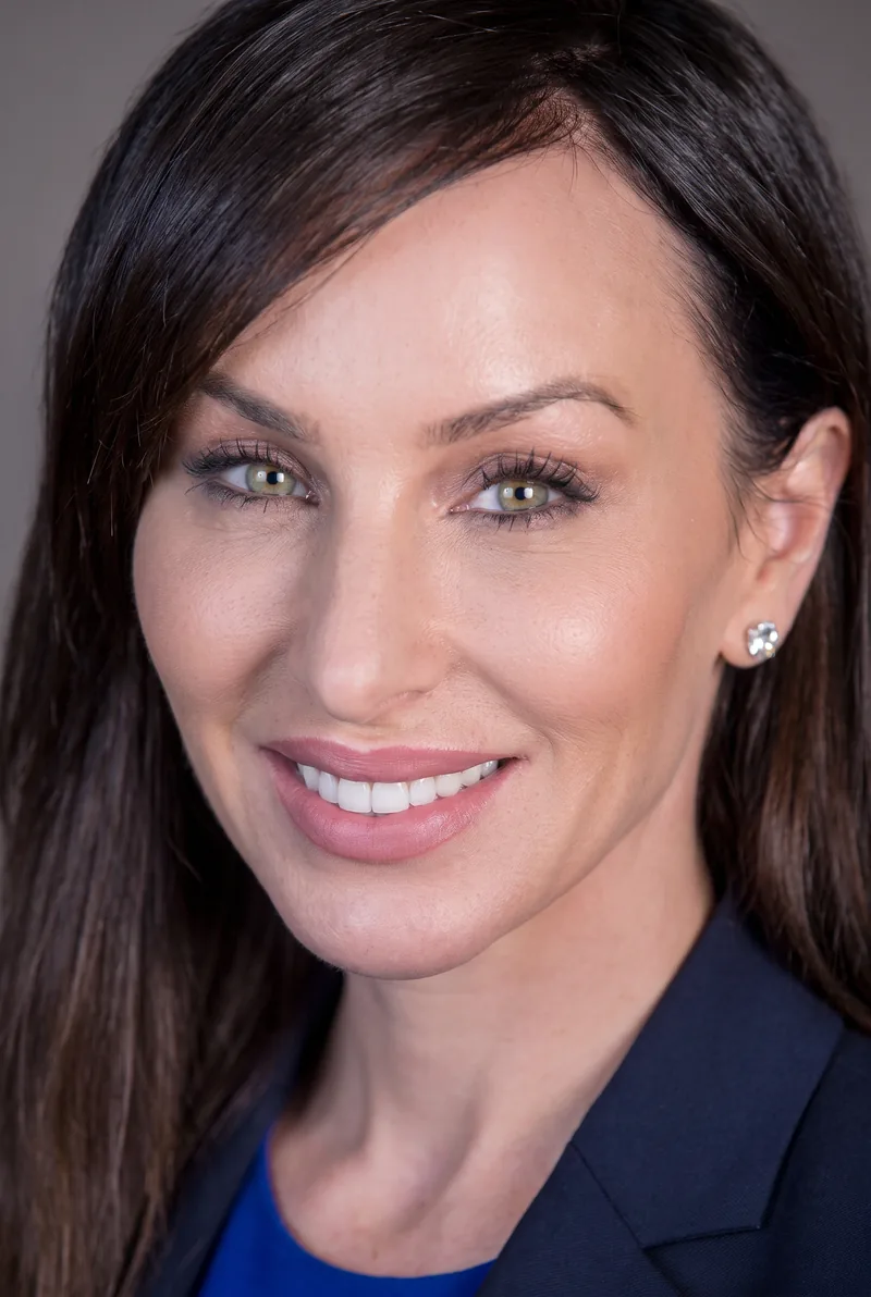 AI-generated portrait of Molly Bloom, keynote speaker