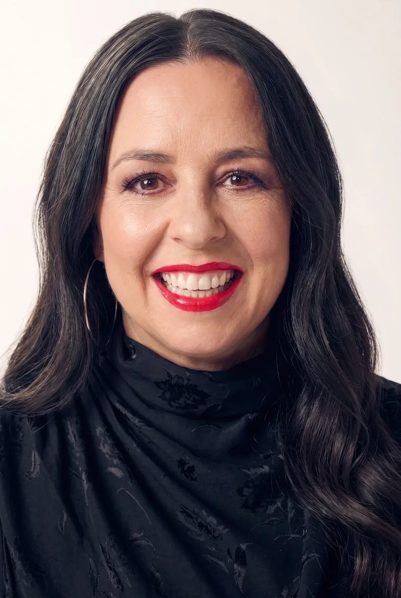 AI-generated portrait of Myf Warhurst, keynote speaker