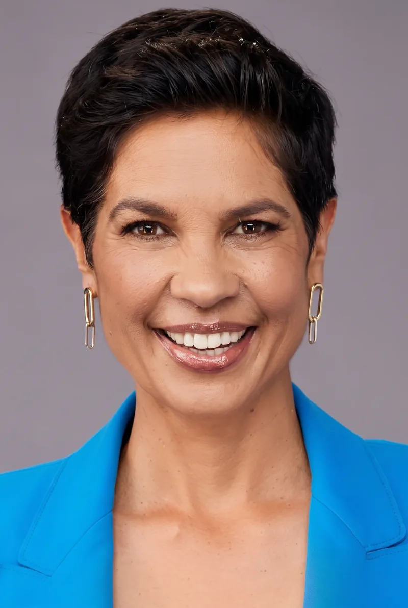 AI-generated portrait of Narelda Jacobs, keynote speaker