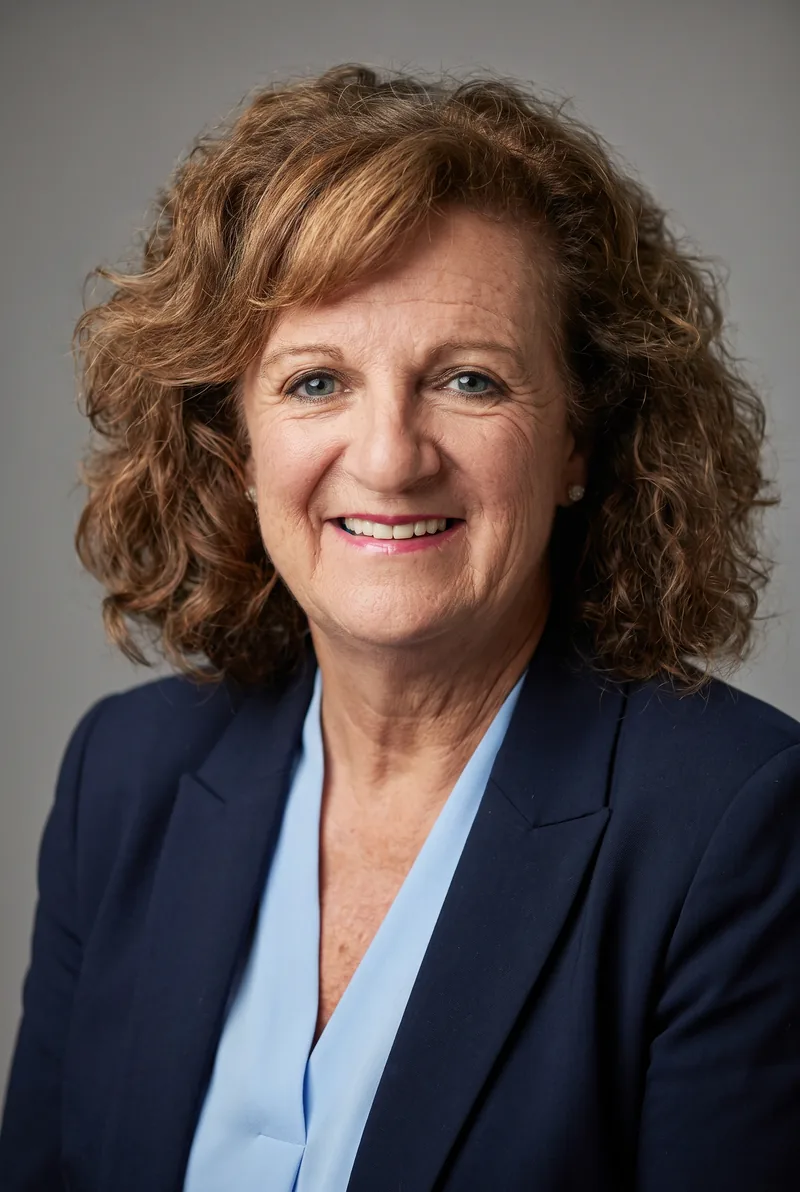 AI-generated portrait of Narelle Fraser, keynote speaker
