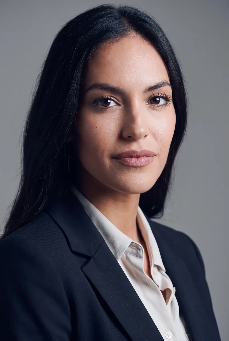 AI-generated portrait of Natalie Kyriacou OAM, keynote speaker