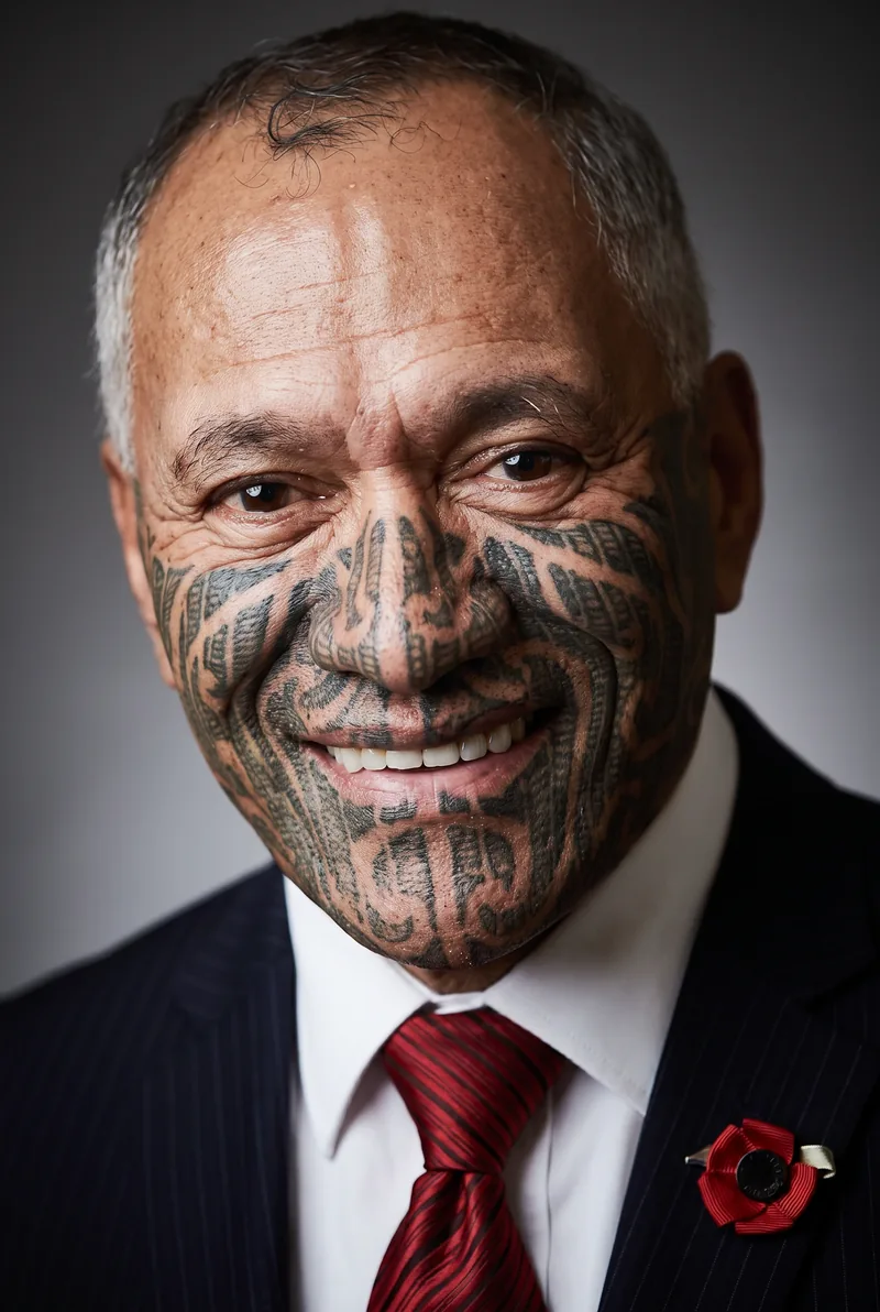 AI-generated portrait of Ngahihi o te ra Bidois (Ngahi), keynote speaker