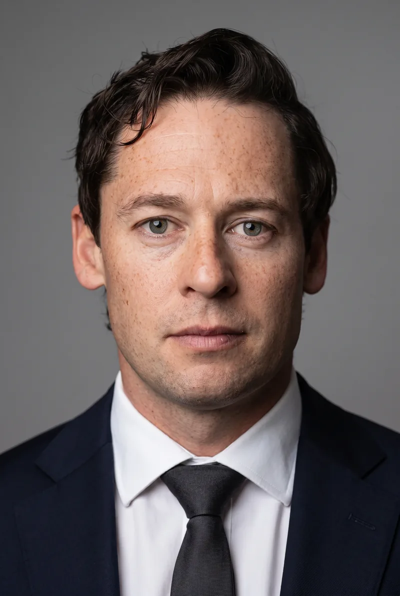 AI-generated portrait of Nick McKenzie, keynote speaker