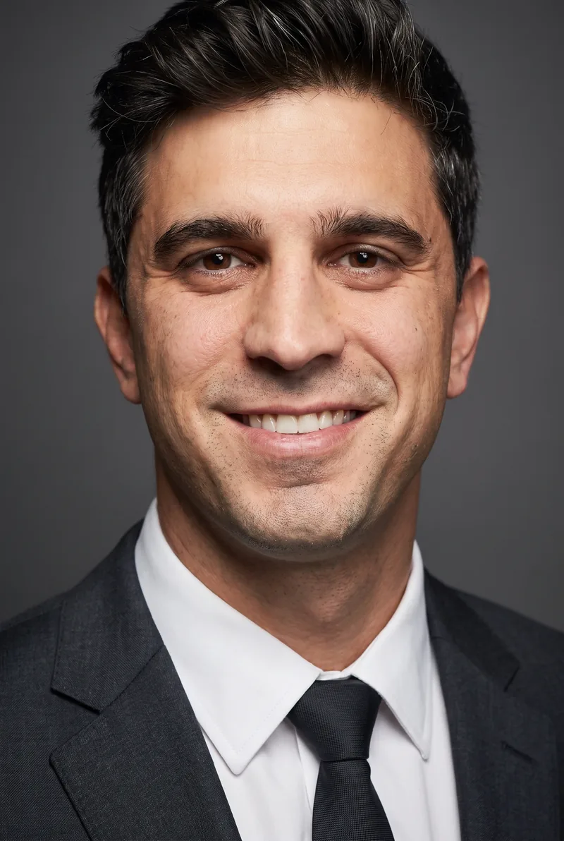 AI-generated portrait of Nick Molnar, keynote speaker