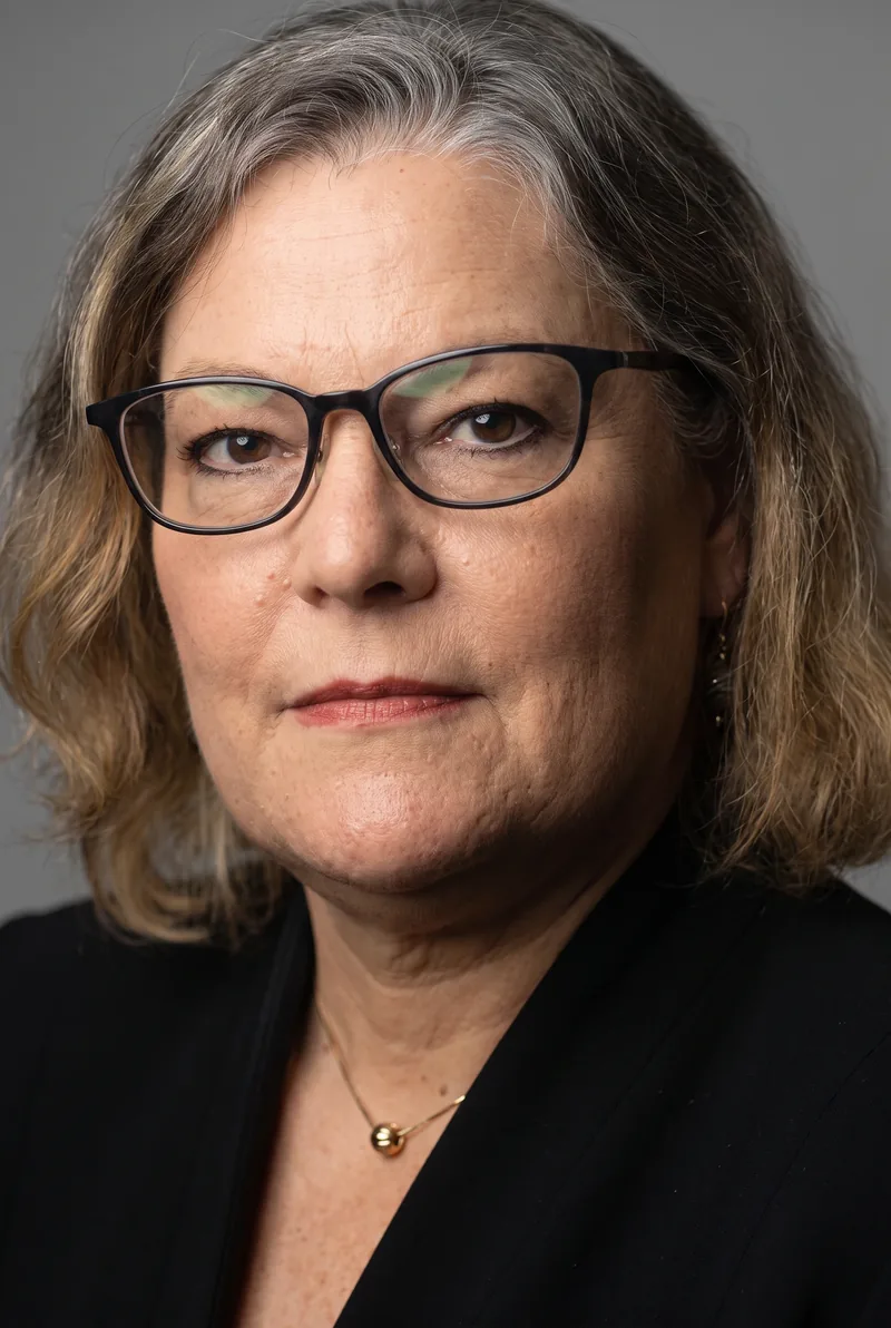 AI-generated portrait of Nicki Hutley, keynote speaker