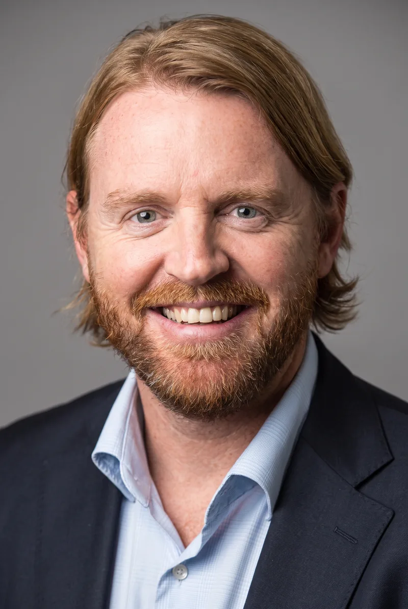 AI-generated portrait of Patrick  Hollingworth, keynote speaker